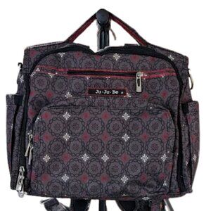 🎒 Ju‑Ju‑Be Geometric Floral Backpack